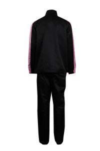 WTV161 order winter sports suit 100 polyester Hong Kong Baoda Kindergarten Sportswear store back view